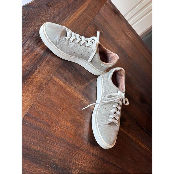 Halogen ladies leather sneaker in gray - Picture 2 of 9